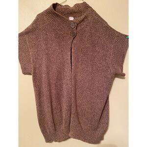 BOBBY BROOKS WOMENS SWEATER VEST IN  RUST BROWN  IN A 2X